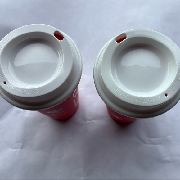 NEW 2023 & 2025 Limited Edition Starbucks 16OZ Reusable Red Cup with White Lid - Picture 5 of 13